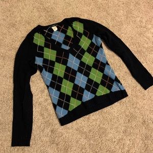 JCREW Argyle sweater